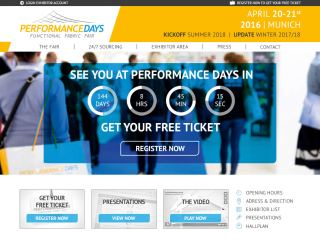 PERFORMANCE DAYS functional fabric fair
