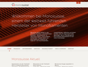 Corporate Website - Monosuisse AG