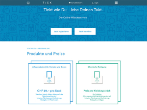 Online-Wäscheservice - TICK