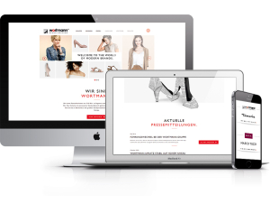 Corporate Website: Das passt - Internationale Schuhmarken der Wortmann-Gruppe