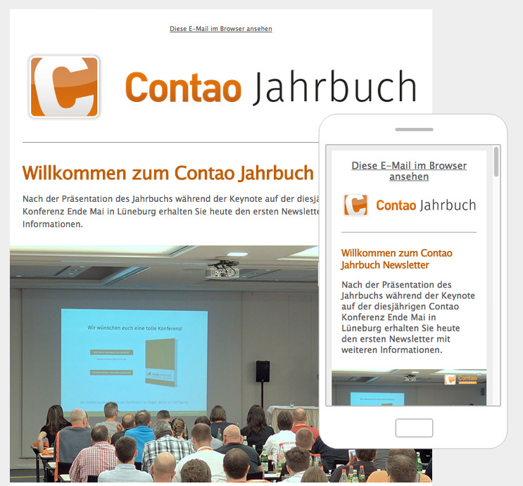 Contao Jahrbuch Newsletter
